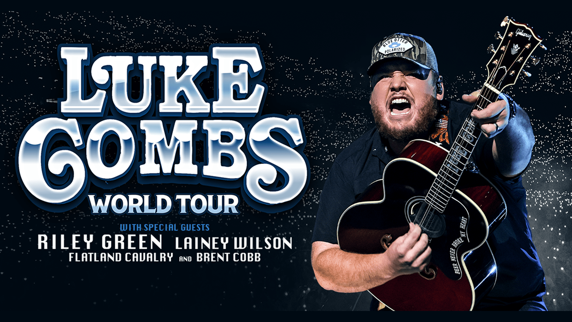 Luke Combs, Riley Green & Mitchell Tenpenny at Mitchell Tenpenny Tour