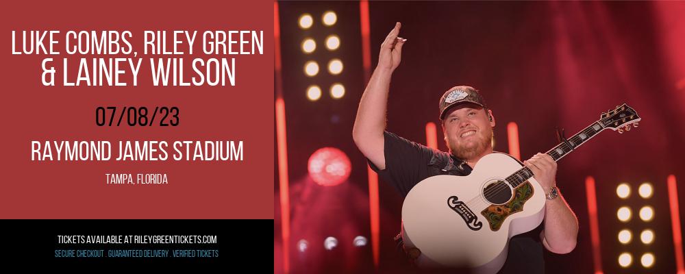 Luke Combs, Riley Green & Lainey Wilson at Riley Green Tickets tickets Luke Combs, Riley Green & Lainey Wilson at Riley Green Tickets